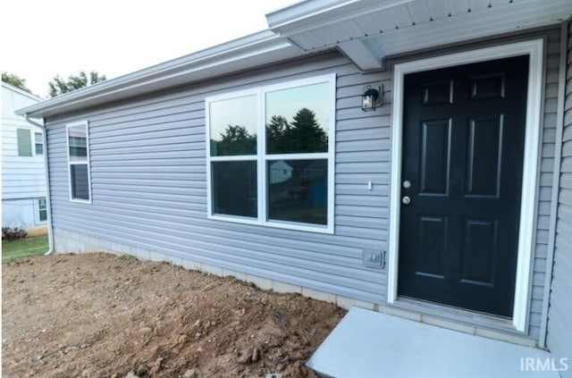 view of property entrance