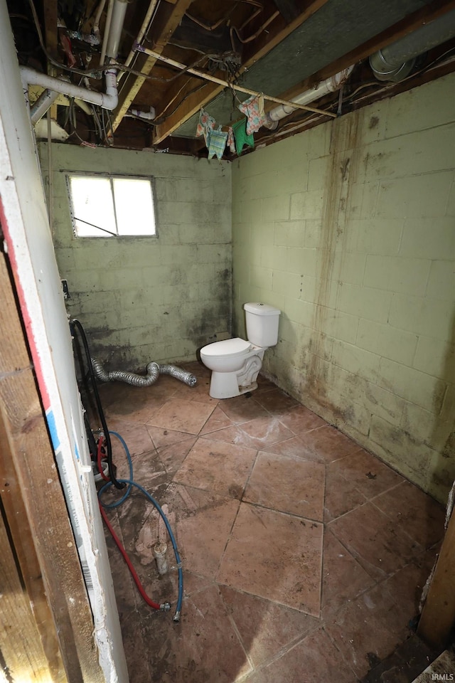half bath featuring toilet