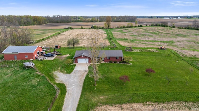 5155 E 200 N, Columbia City, IN 46725 - drone / aerial view featuring a rural view
