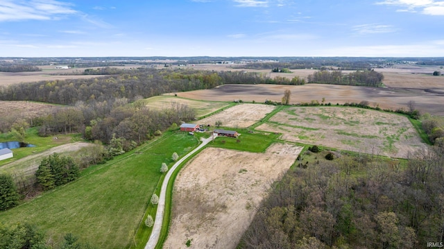 5155 E 200 N, Columbia City, IN 46725 - aerial view with a water view and a rural view