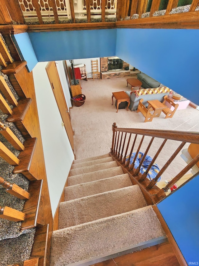 view of stairs