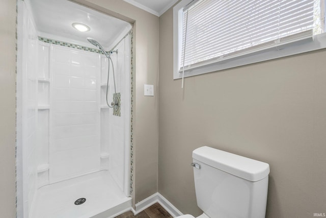 1743 Franklin Ave, Fort Wayne, IN 46808 - full bath with plenty of natural light, a stall shower, and toilet
