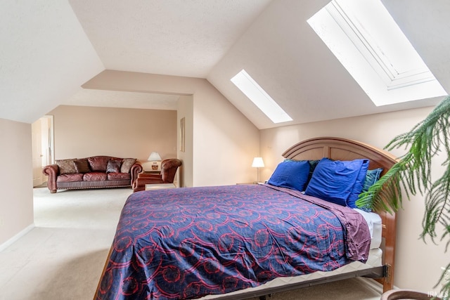 534 Lagrange St, West Lafayette, IN 47906 - bedroom featuring carpet flooring and vaulted ceiling with skylight