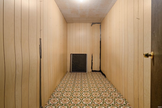 2877 County Road 36, Auburn, IN 46706 - hallway featuring wooden walls
