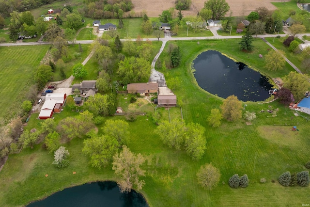 2877 County Road 36, Auburn, IN 46706 - aerial view with a water view