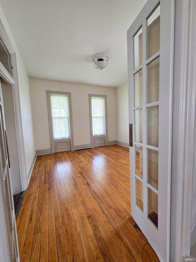 1106 E 5th St, Fowler, IN 47944 - empty room featuring wood-type flooring and baseboards