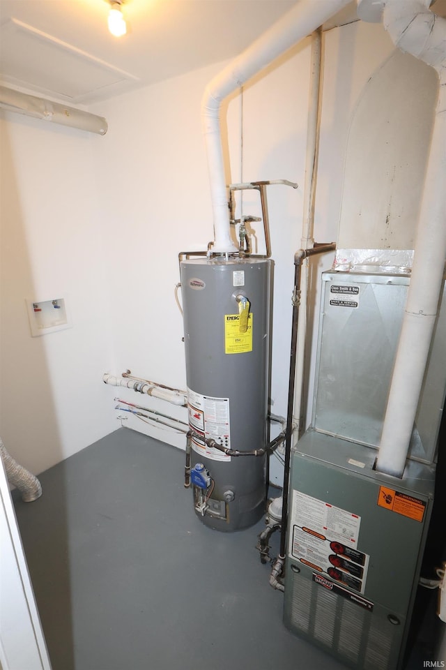 1421 E Ireland Rd, South Bend, IN 46614 - utilities featuring heating unit and water heater