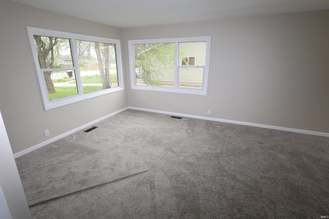 1421 E Ireland Rd, South Bend, IN 46614 - unfurnished room featuring visible vents, a healthy amount of sunlight, and carpet