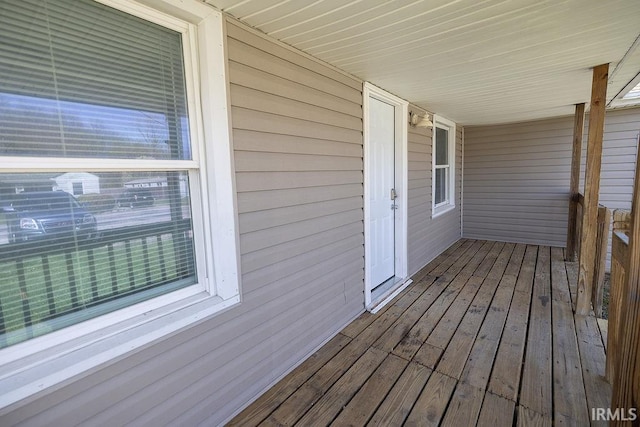 view of deck