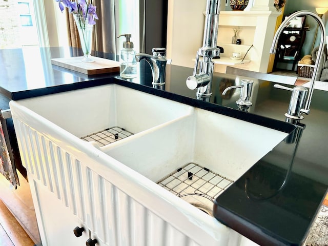 interior details featuring a sink