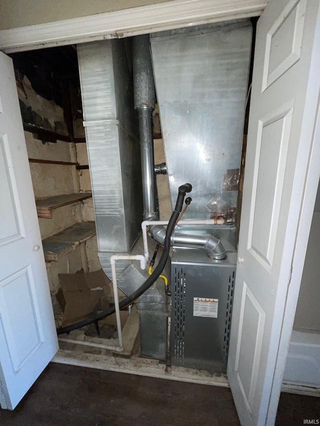 view of utility room
