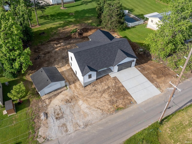 1724 28th St, Bedford, IN 47421 - aerial view of property and surrounding area