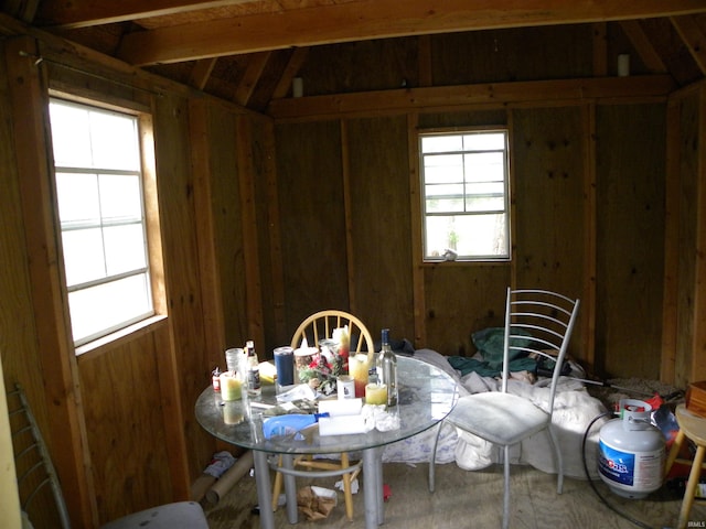 8207 Lehman Rd, Worthington, IN 47471 - miscellaneous room featuring vaulted ceiling