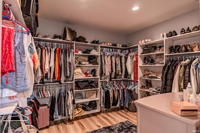4663 Beringer Dr, Lafayette, IN 47909 - spacious closet with wood finished floors