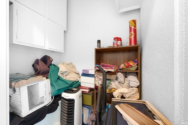 view of storage room
