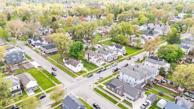 birds eye view of property featuring a residential view