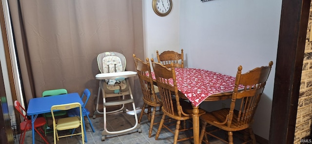view of dining space