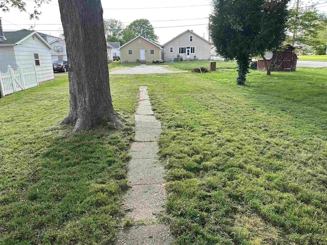 1045 13th St, Tell City, IN 47568 - view of yard featuring fence