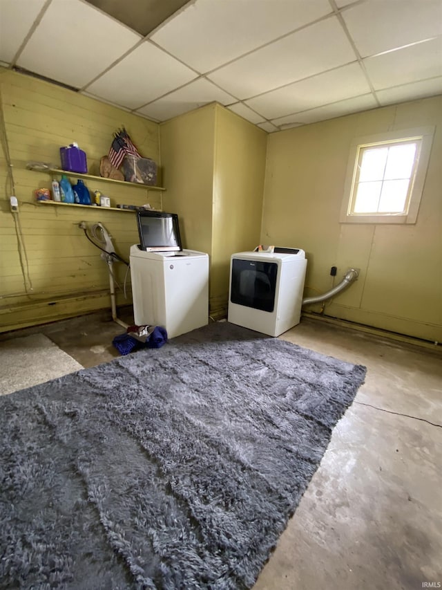 laundry room featuring laundry area and washer and clothes dryer