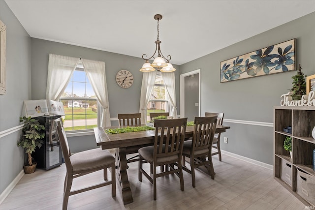 29930 Prairieview Farms Blvd, Elkhart, IN 46514 - dining space featuring baseboards and light wood finished floors