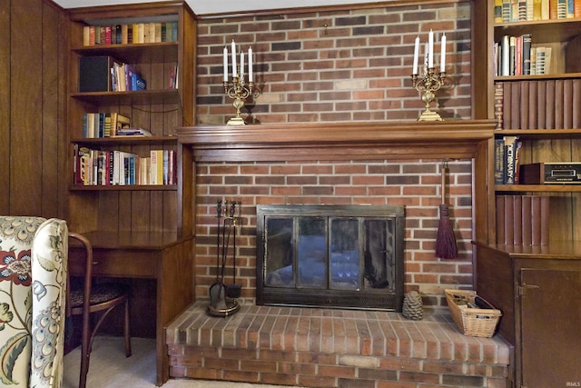 4231 N Conner Dr, Marion, IN 46952 - details featuring a fireplace