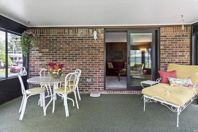 4231 N Conner Dr, Marion, IN 46952 - exterior space featuring brick wall
