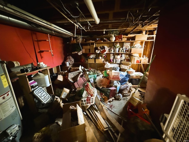 misc room with water heater