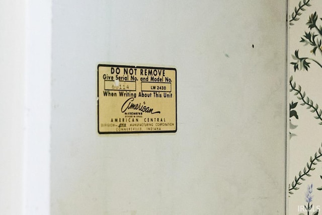 view of room details