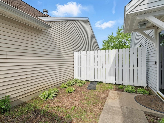 view of yard with fence and a patio area