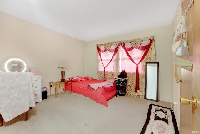 bedroom featuring carpet floors