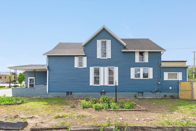 1820 W Main St, Fort Wayne, IN 46808 - exterior space with a shingled roof