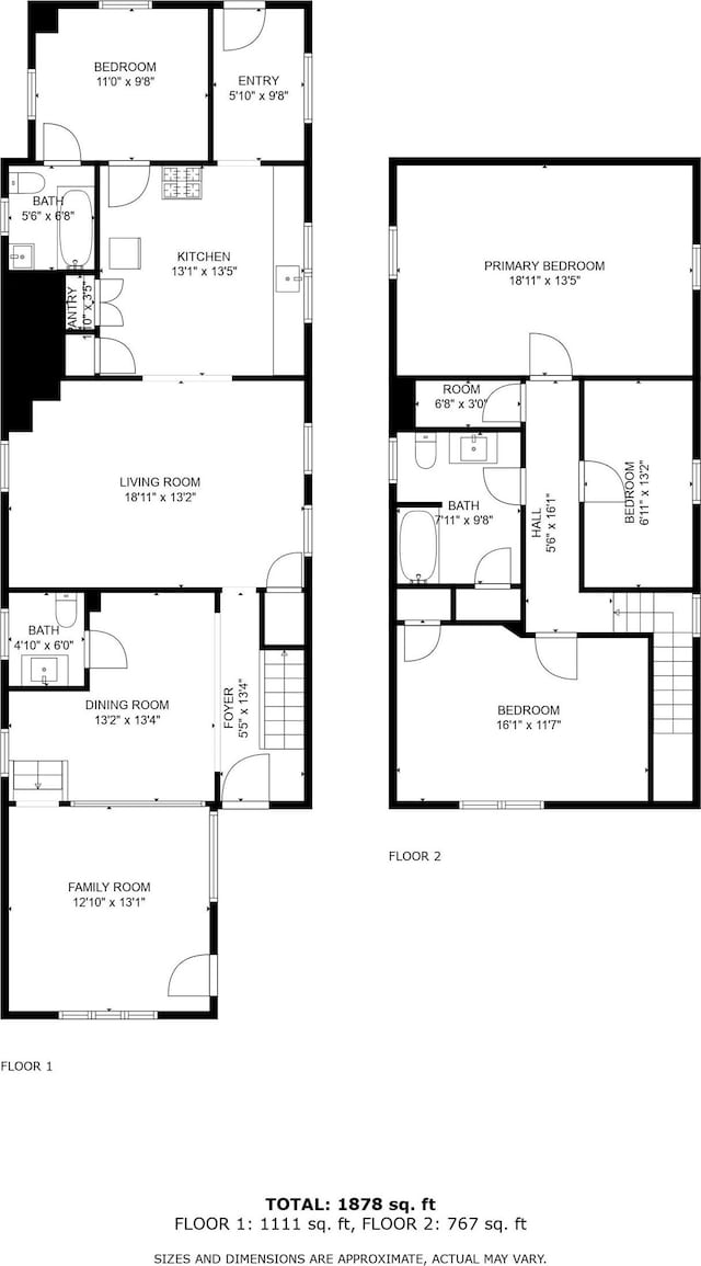 1820 W Main St, Fort Wayne, IN 46808 - floor plan