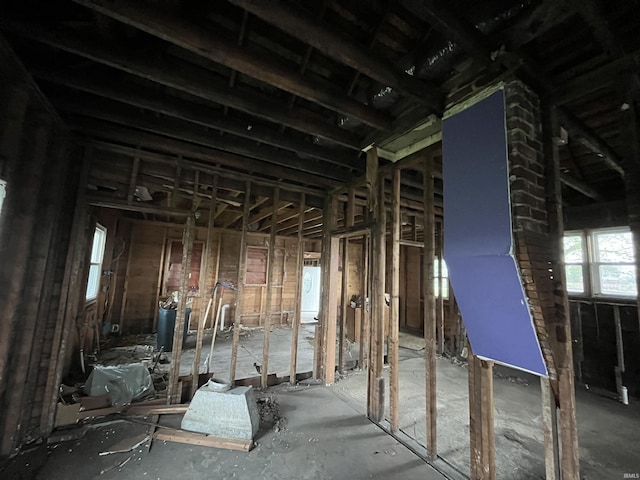 miscellaneous room featuring a wealth of natural light