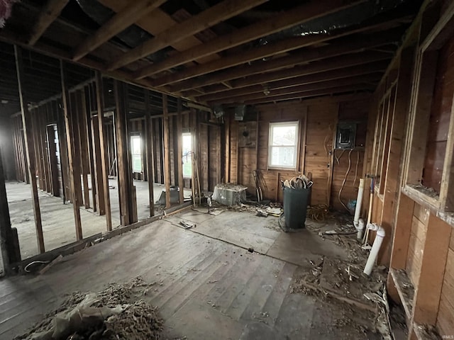 misc room featuring electric panel