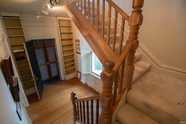 113 W N Shore Dr, South Bend, IN 46617 - staircase with wood finished floors