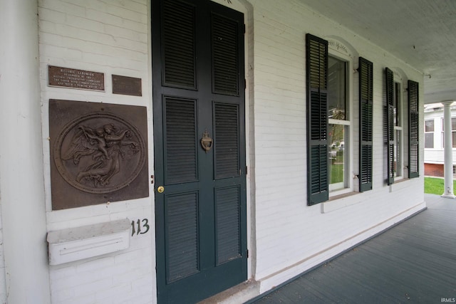 113 W N Shore Dr, South Bend, IN 46617 - entrance to property with covered porch