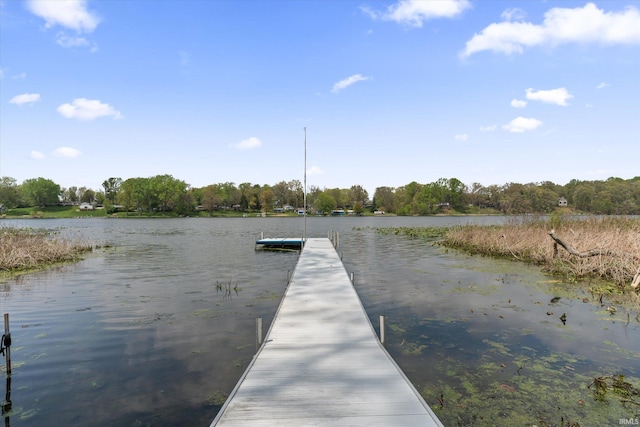15860 Cook Lake Trl, Plymouth, IN 46563 - dock area with a water view