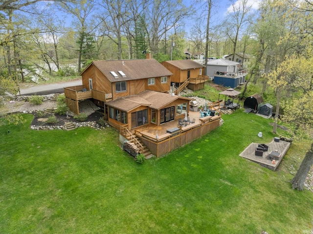 15860 Cook Lake Trl, Plymouth, IN 46563 - drone / aerial view