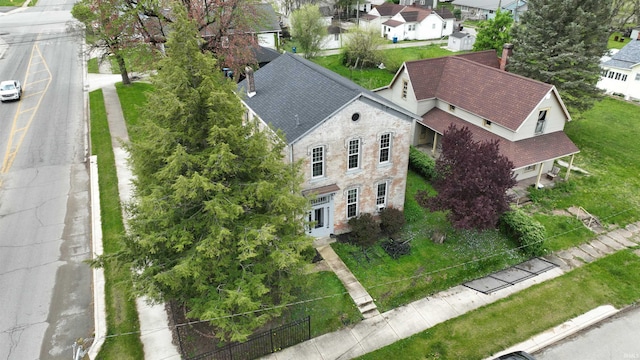bird's eye view featuring a residential view