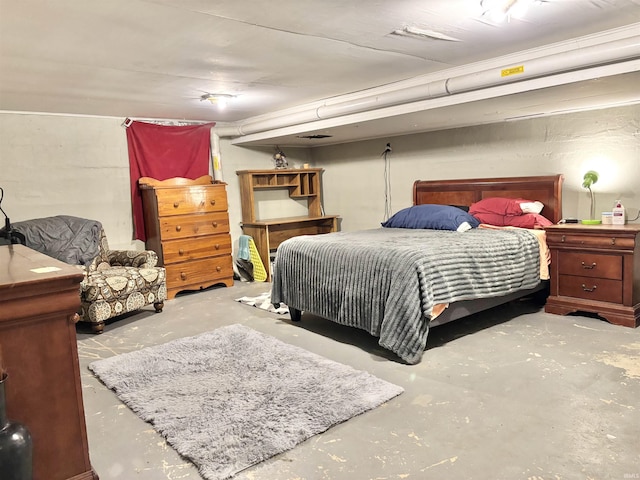 705 Lehman St, Berne, IN 46711 - bedroom featuring concrete flooring