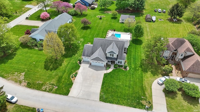 drone / aerial view