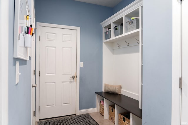 5138 Indigo Ave, Lafayette, IN 47909 - mudroom featuring baseboards and light tile patterned flooring