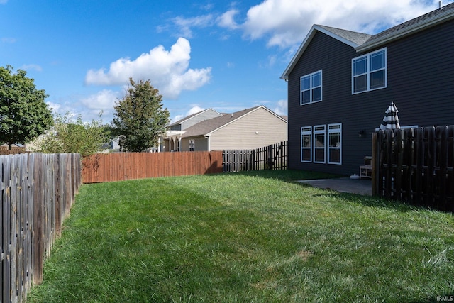 5138 Indigo Ave, Lafayette, IN 47909 - view of yard with a patio area and a fenced backyard
