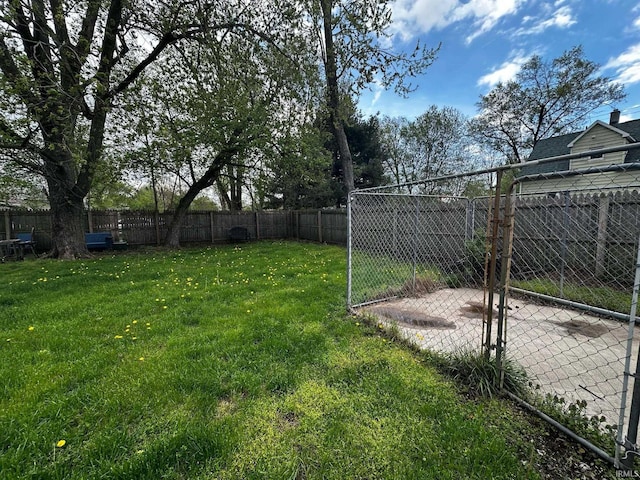 733 W Garfield Ave, Elkhart, IN 46516 - view of yard with a fenced backyard