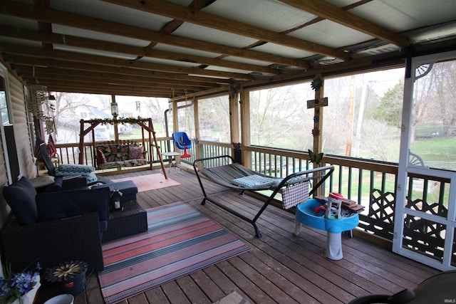 view of deck
