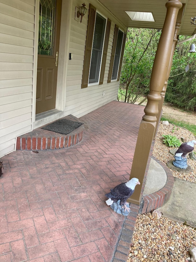 7020 N 20 W, Howe, IN 46746 - view of patio with covered porch