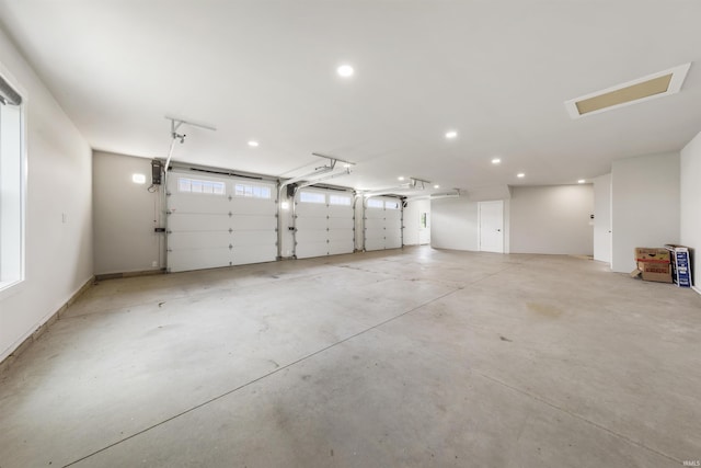 11499 W Nobles Chapel Rd, Elberfeld, IN 47613 - garage featuring recessed lighting