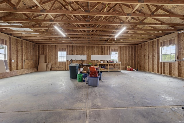 11499 W Nobles Chapel Rd, Elberfeld, IN 47613 - misc room with a garage