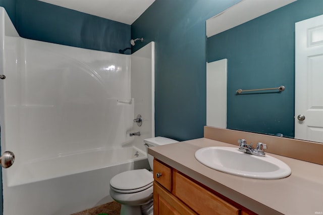 918 S December 25th Ln, Santa Claus, IN 47579 - full bathroom with toilet, bathing tub / shower combination, and vanity
