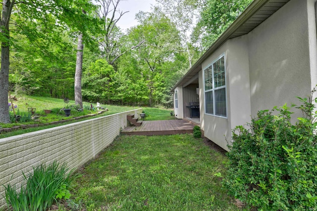 918 S December 25th Ln, Santa Claus, IN 47579 - view of yard with a deck